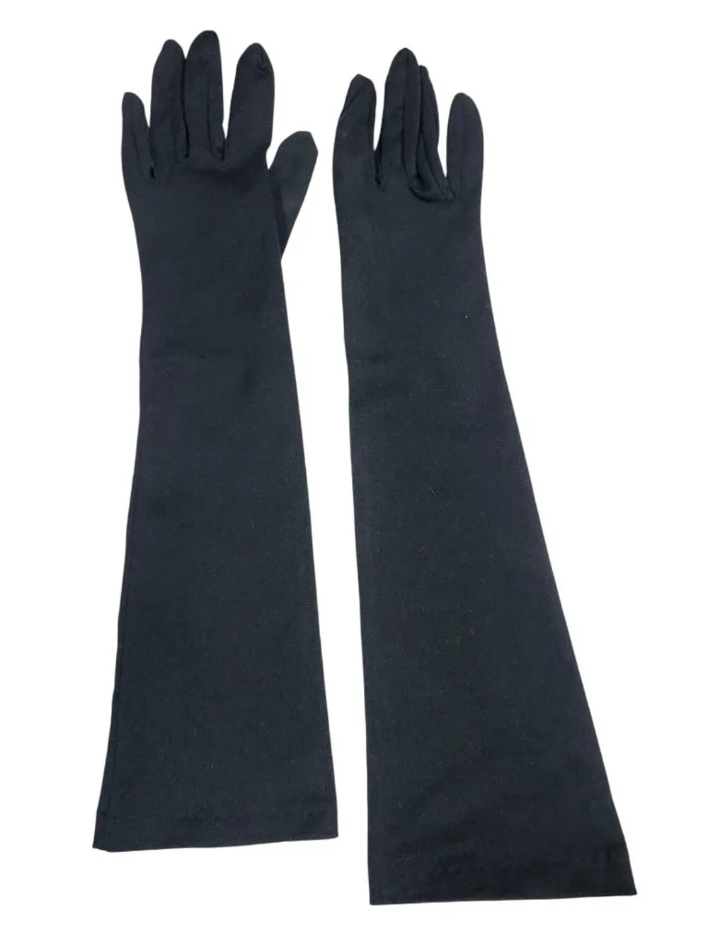 Vintage Van Raalte Long Black Gloves Lot Of 3 Elegant